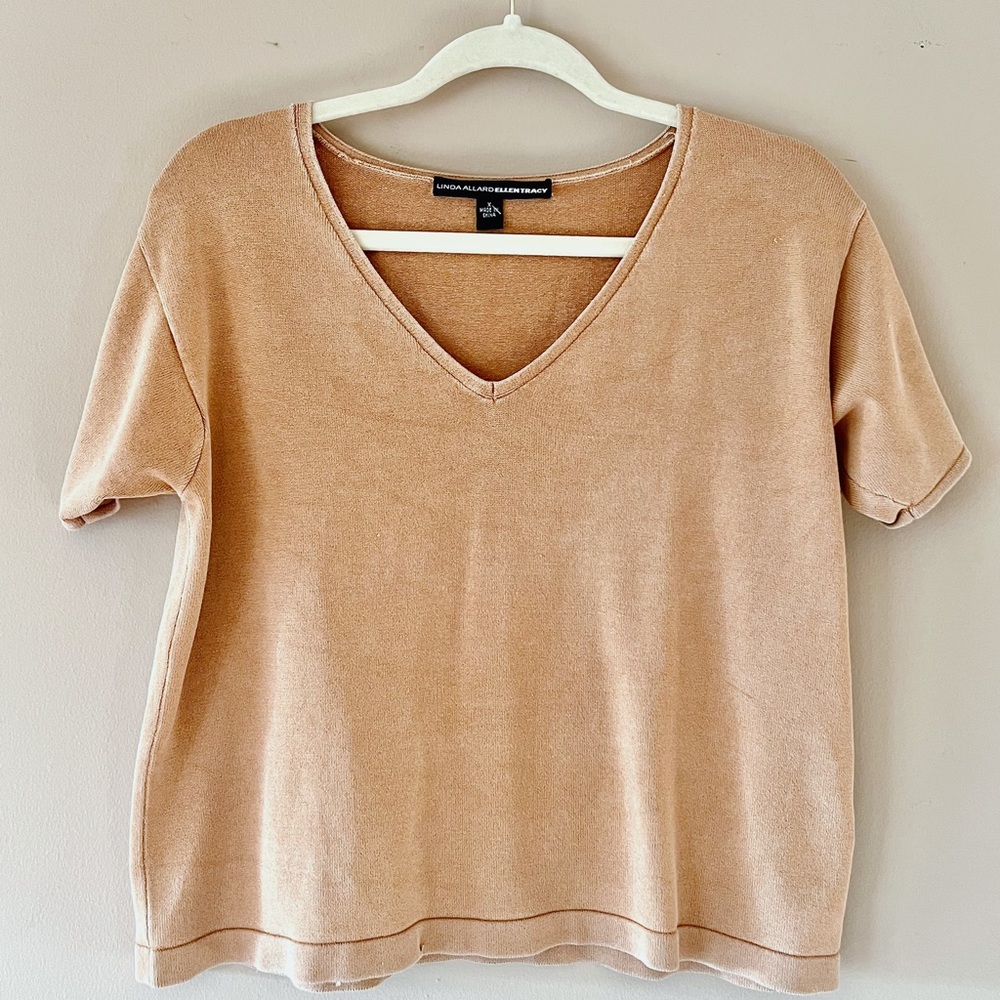 Ellen Tracy silk t shirt